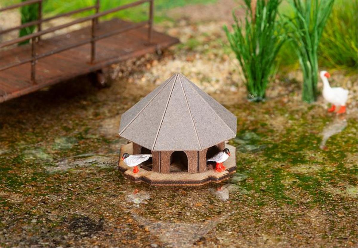 Faller Duckhouse Laser Cut Kit FA180308 - Access Models