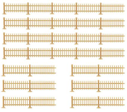 Faller Wooden Garden Fencing Kit 1060mm I FA180415