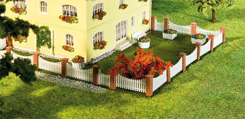 Faller Front Garden Fencing Kit 385mm IV FA180429