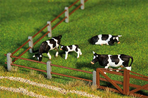 Faller Two Bar Paddock Fencing Kit 876mm  II FA180431