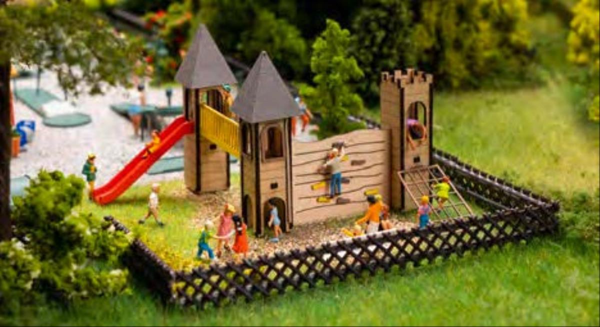 Faller Playground Castle Laser Cut Kit V FA180446