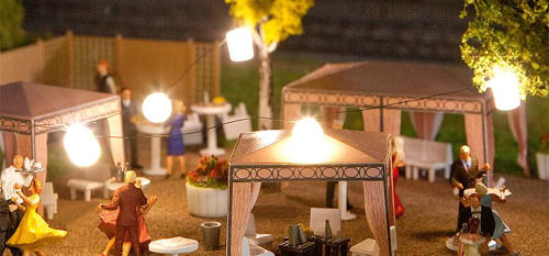 Faller Light Chain with Paper Lanterns Kit FA180663