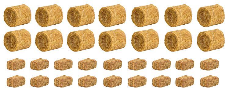 Faller Round (14) & Square (18) Bales of Hay FA181286