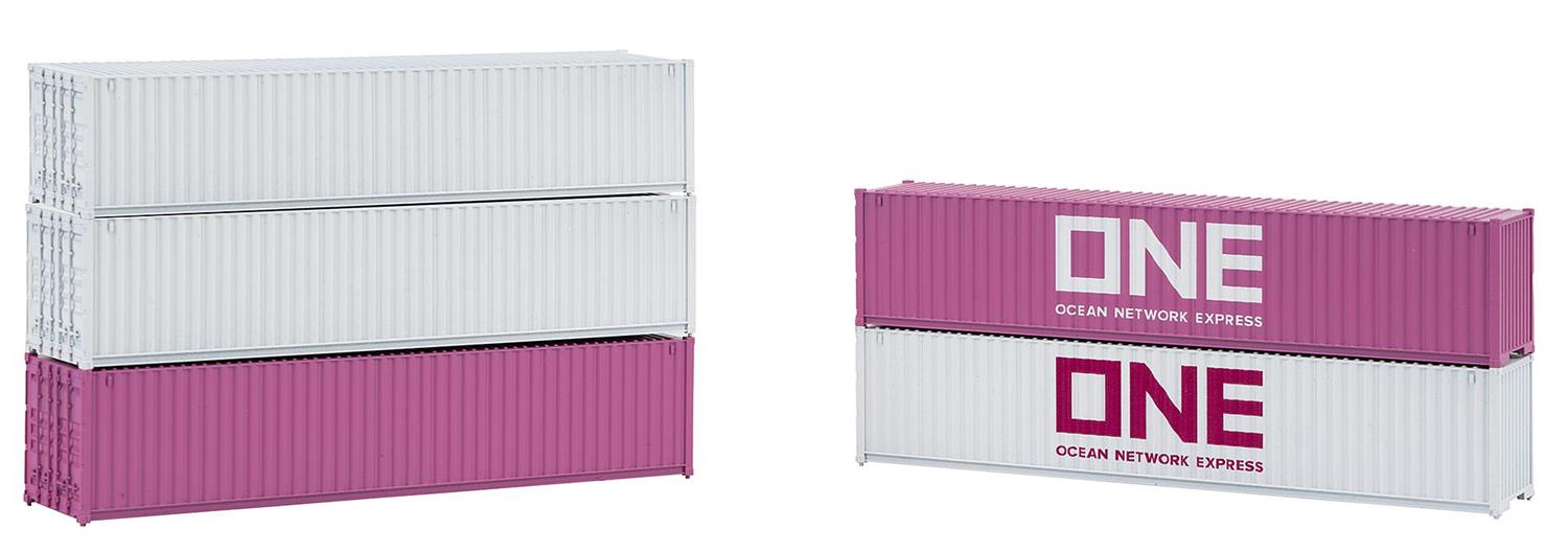 Faller 40' Container Set (5) ONE VI FA182152