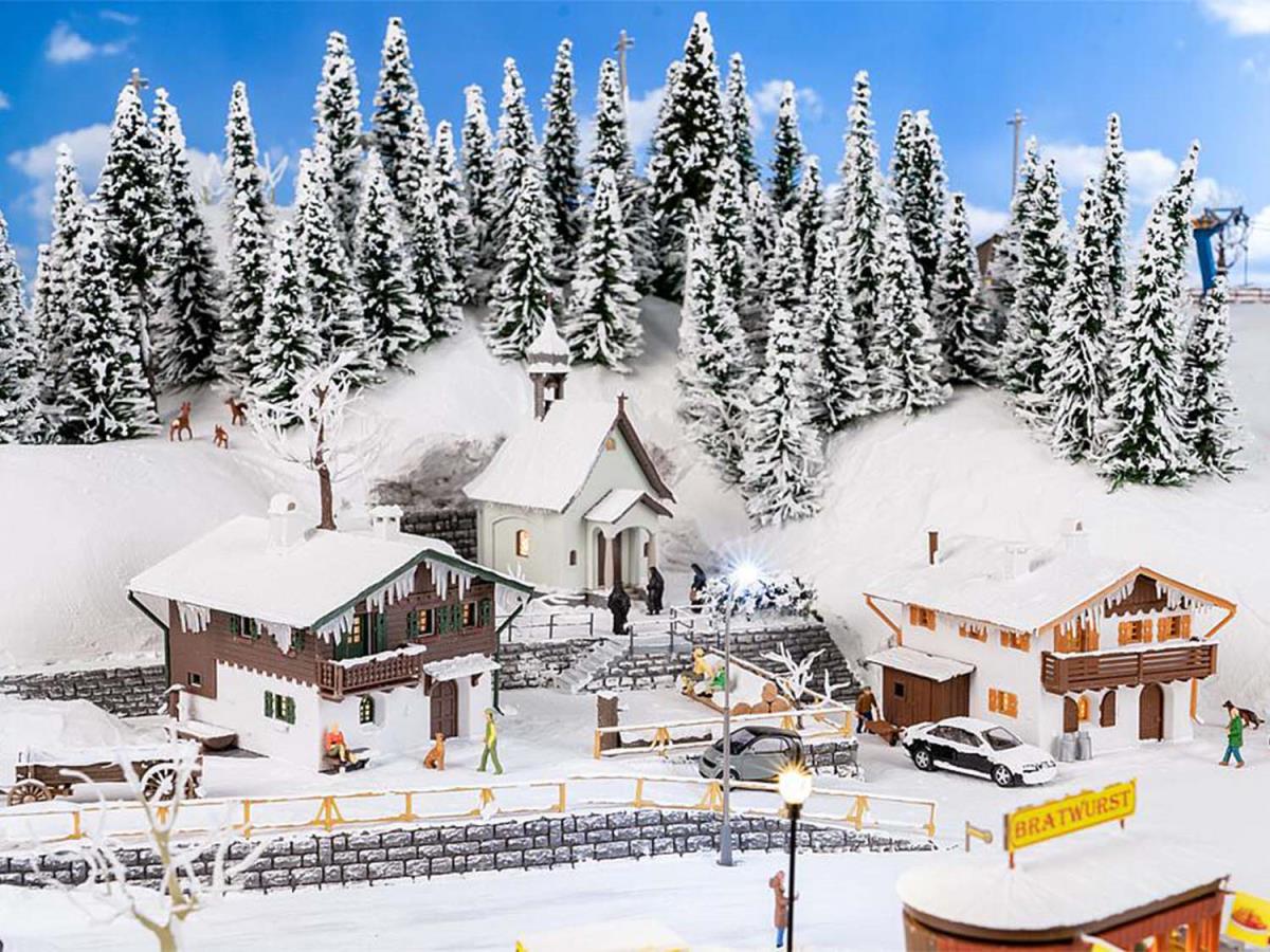 Faller Winter Mountains Kit Set FA190142