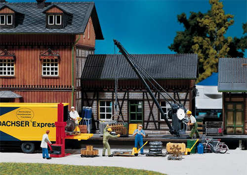Faller Loading Crane with Freight Kit I FA222176