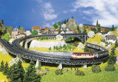 Faller Curved Radius 2 Track Beds (6) Kit I FA222543