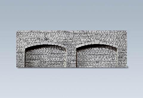Faller Archway with Closed Wall Arches Decorative Sheet FA272594