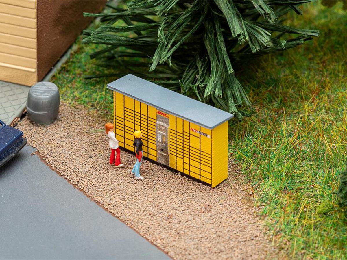 Faller DHL Parcel Collection Lockers (2) VI FA272921