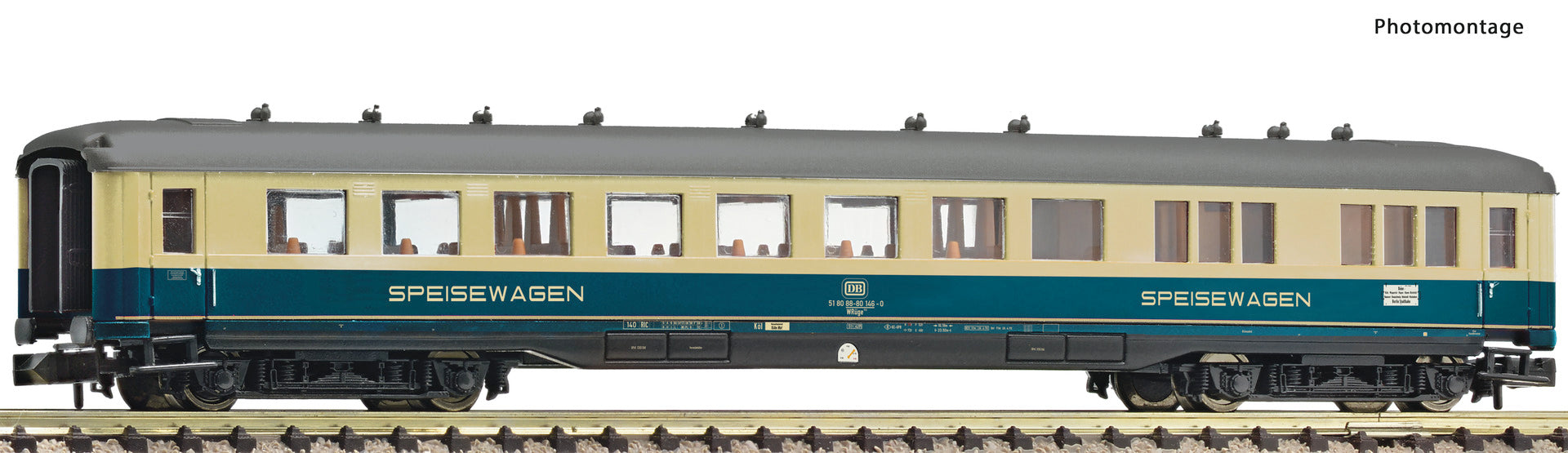 Fleischmann DB Wruge Skirted Dining Coach IV FM6260038