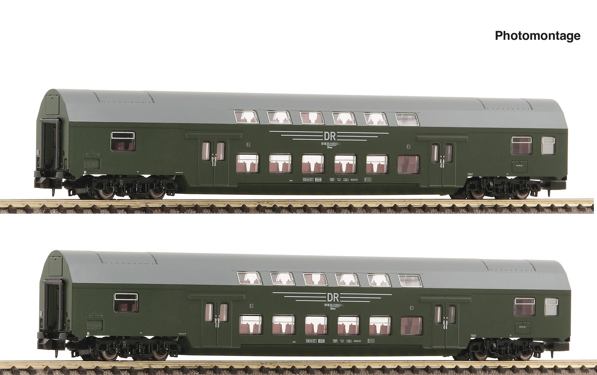 Fleischmann DR Dbmu Bi-Level Coach Set (2) IV FM6260042