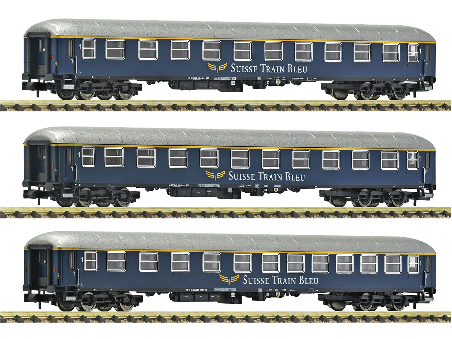 Suisse Train Bleu Am/ABm Coach Set 1 (3) VI