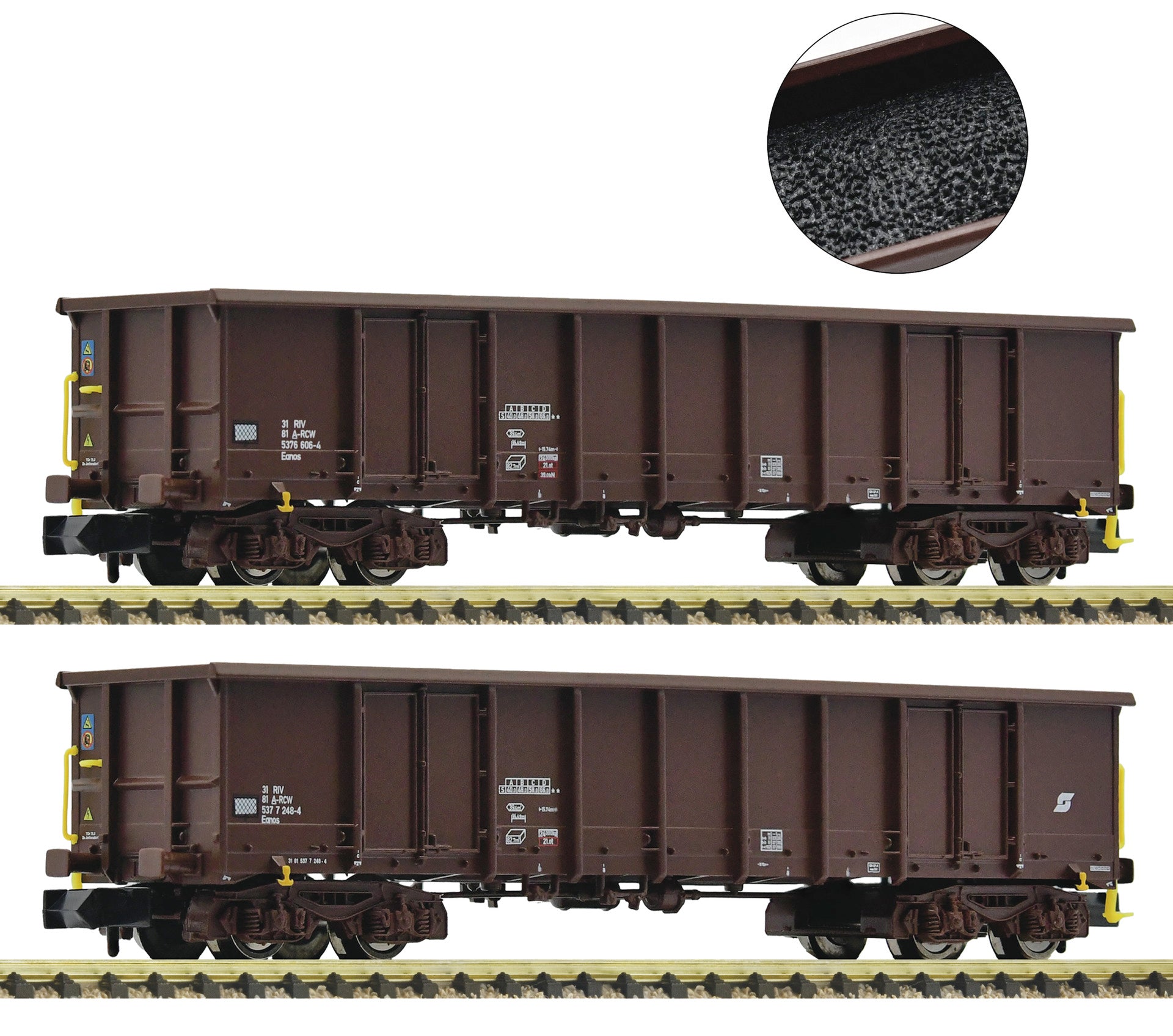 Fleischmann OBB Eanos Gondola Set (2) VI FM6660020