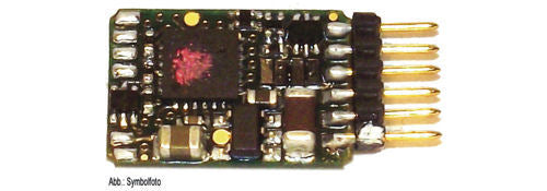 Fleischmann 6 Pin NEM651 Direct Plug DCC Decoder (Zimo MX617N) FM685305