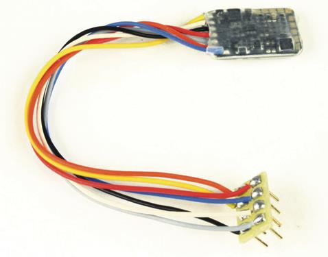 Fleischmann 8 Pin NEM652 Wired DCC Decoder (Zimo MX622R) FM686201
