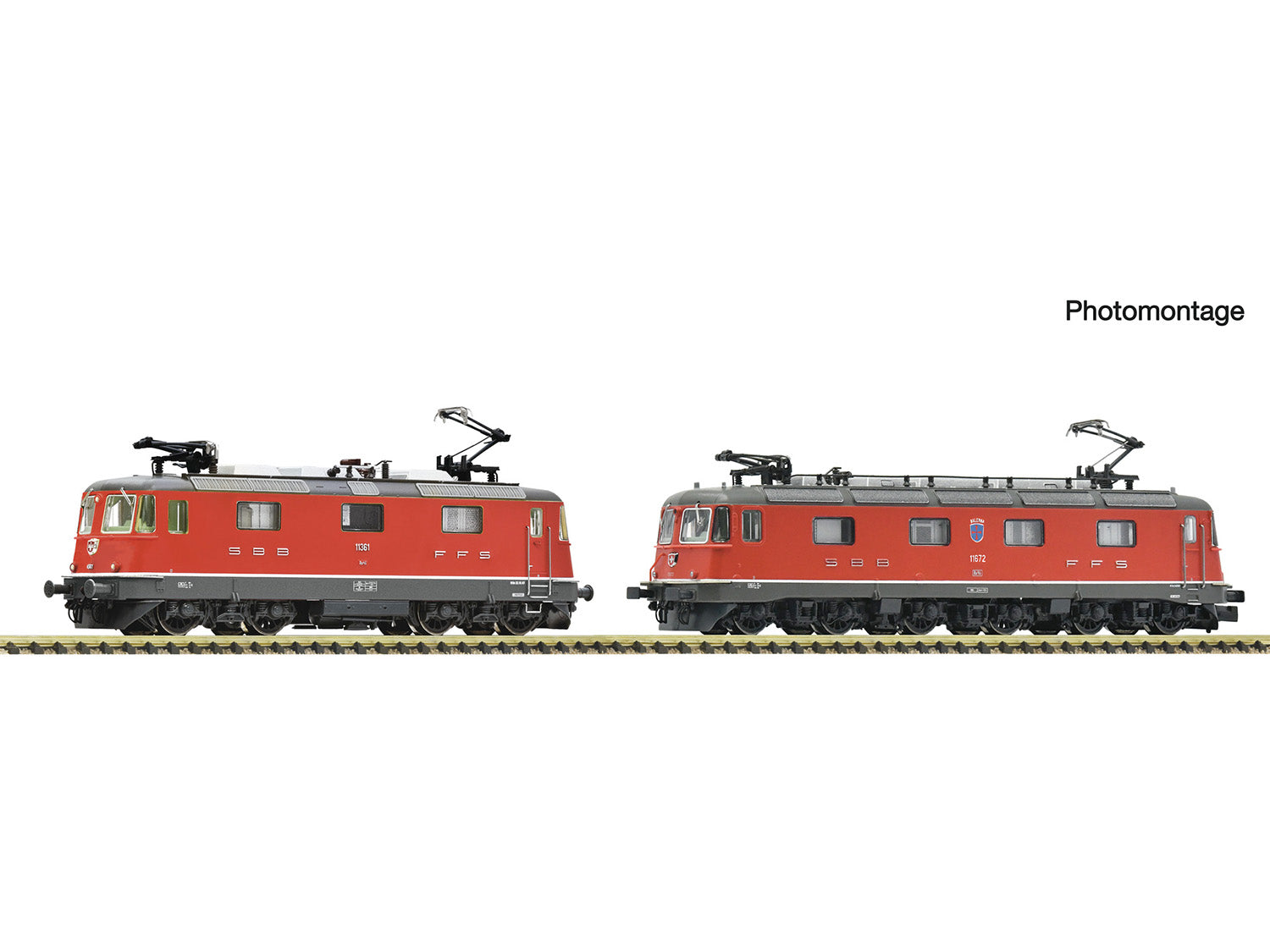SBB Re 10/10 Double Electric Locomotive Set IV
