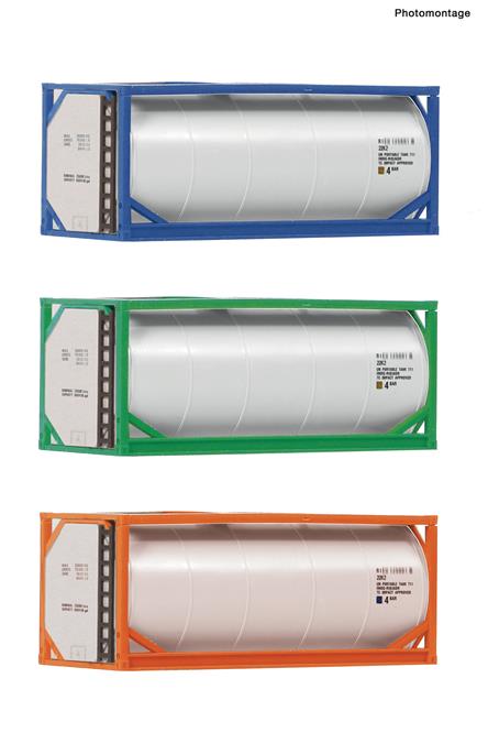 Fleischmann 20' Tanktainer Set (3) FM910120