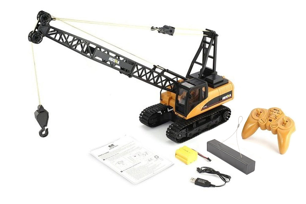 Huina 1/14 Scale RC Crawler Crane 2.4G 15Ch With Grab Hook CY1572