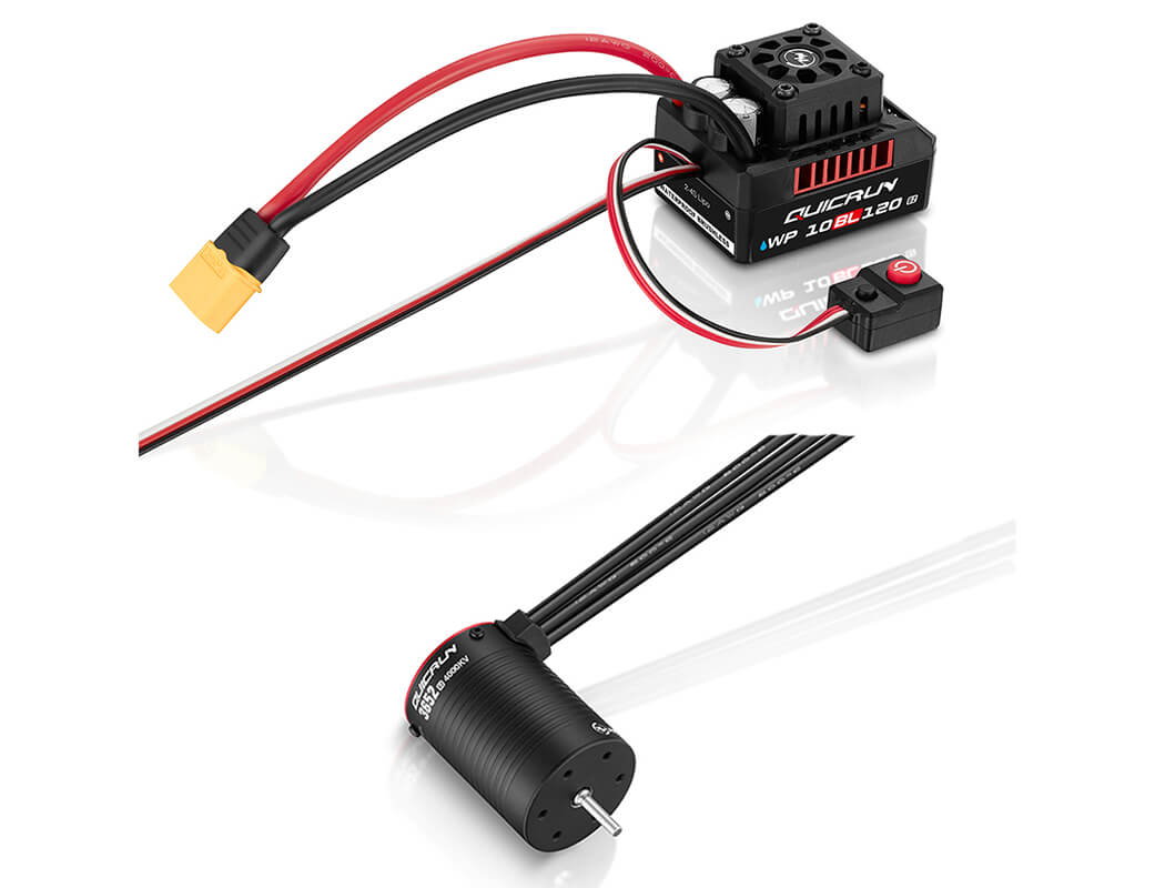 HOBBYWING QUICRUN COMBO ESC G2 10BL120/3652SL 5400KV G2 MOTOR