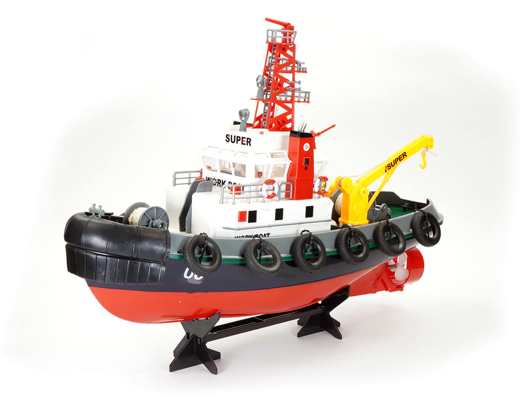 Heng Long Tug Work Boat 5Ch 2.4Ghz W/Water Hose Function Hl3810