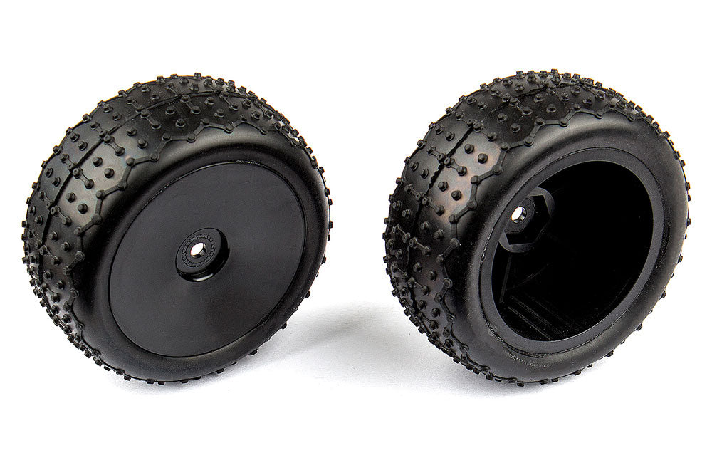 Associated Reflex 14B Narrow Mini Pin Tyres - Mounted