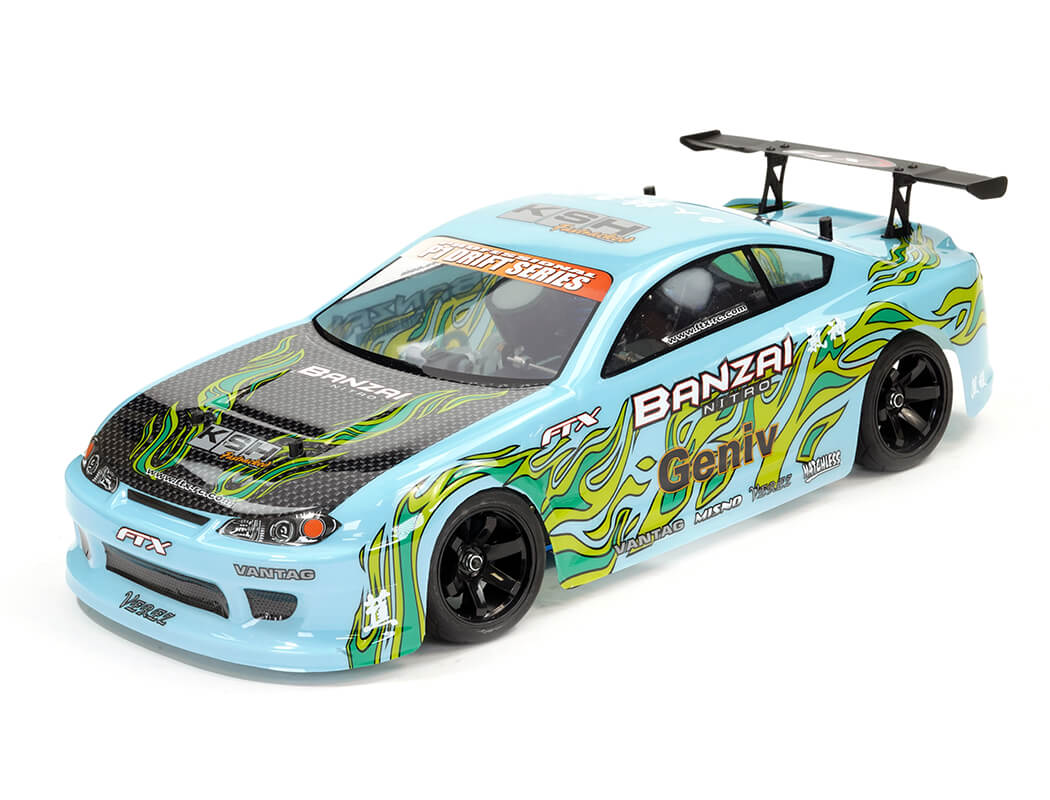 FTX Banzai 1/10 Street/Drift Nitro 4Wd RTR - Blue Ftx5534B