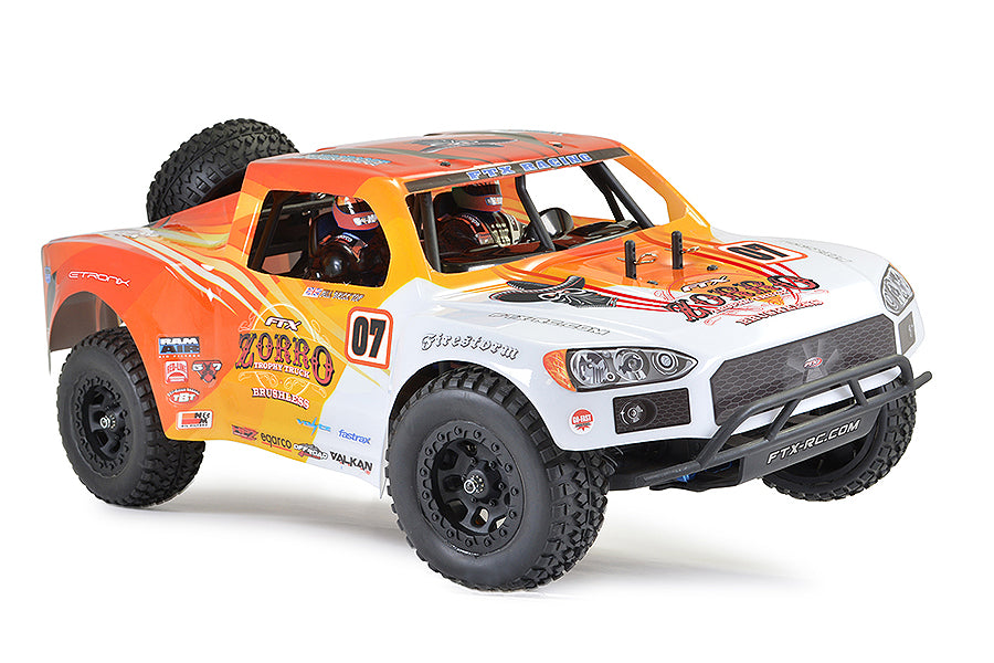 FTX Zorro 1/10 Trophy Truck Ep Brushless 4Wd Rtr-Orange/White FTX5557WO