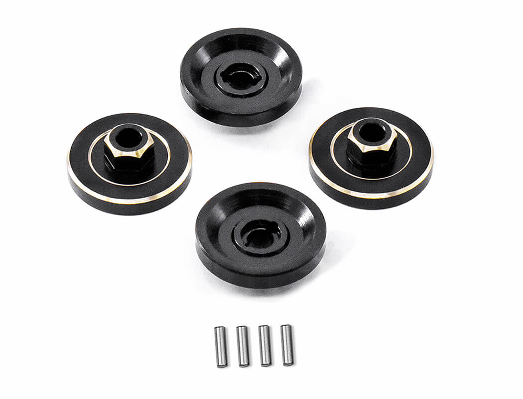 Fastrax Fcx24 Black Brass Wheel Counterweights (4Pc) FTFMS004BRB