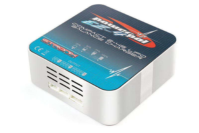 Etronix Powerpal Ez-4 50W Lipo 2-4S Ac Charger (European Plug) ET0225E