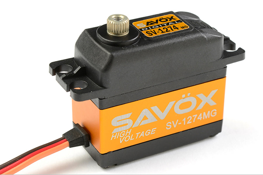 Savox 'High Voltage' Std Size Ultra Fast 9Kg/0.42@7.4V SAV-SV1274MG