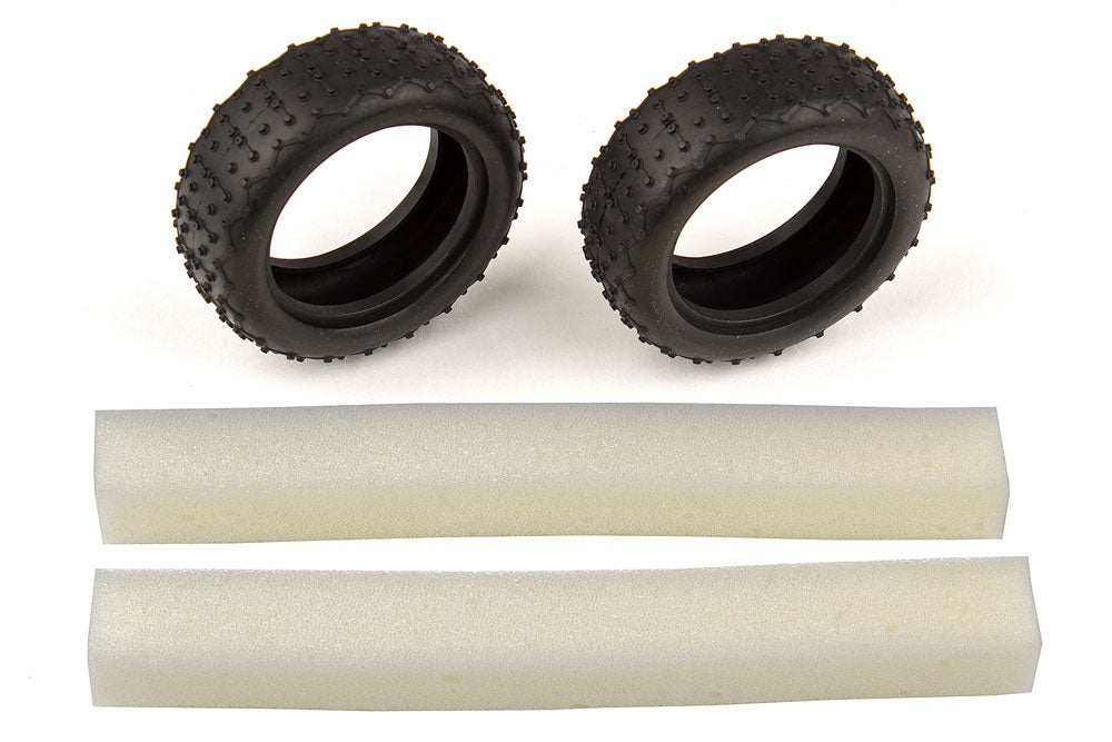 Associated Reflex 14B Narrow Mini Pin Tyres W/Inserts