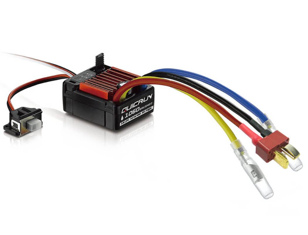 Hobbywing Quicrun 1060 Brushed Sbec Wp Esc (60A) T-Plug HW30120203