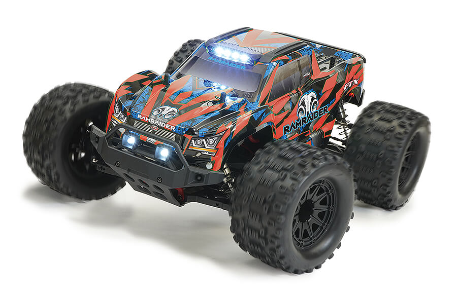 FTX Ramraider 1/10 Brushless Monster Truck RTR - Red/Blue FTX5497RB
