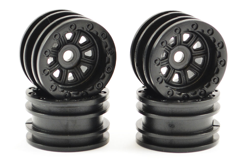 Ftx Outback Mini Wheel Set - Black (4Pc)