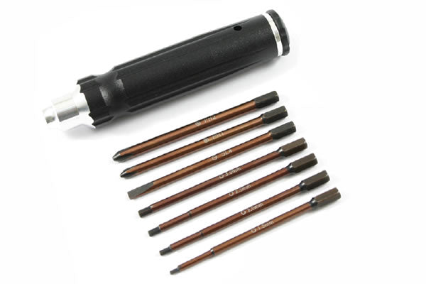 Fastrax 7-Piece Changeable Driver Set 1.5/2.0/2.5/3.0 / Ph1/Ph2/Sl4Mm FAST614