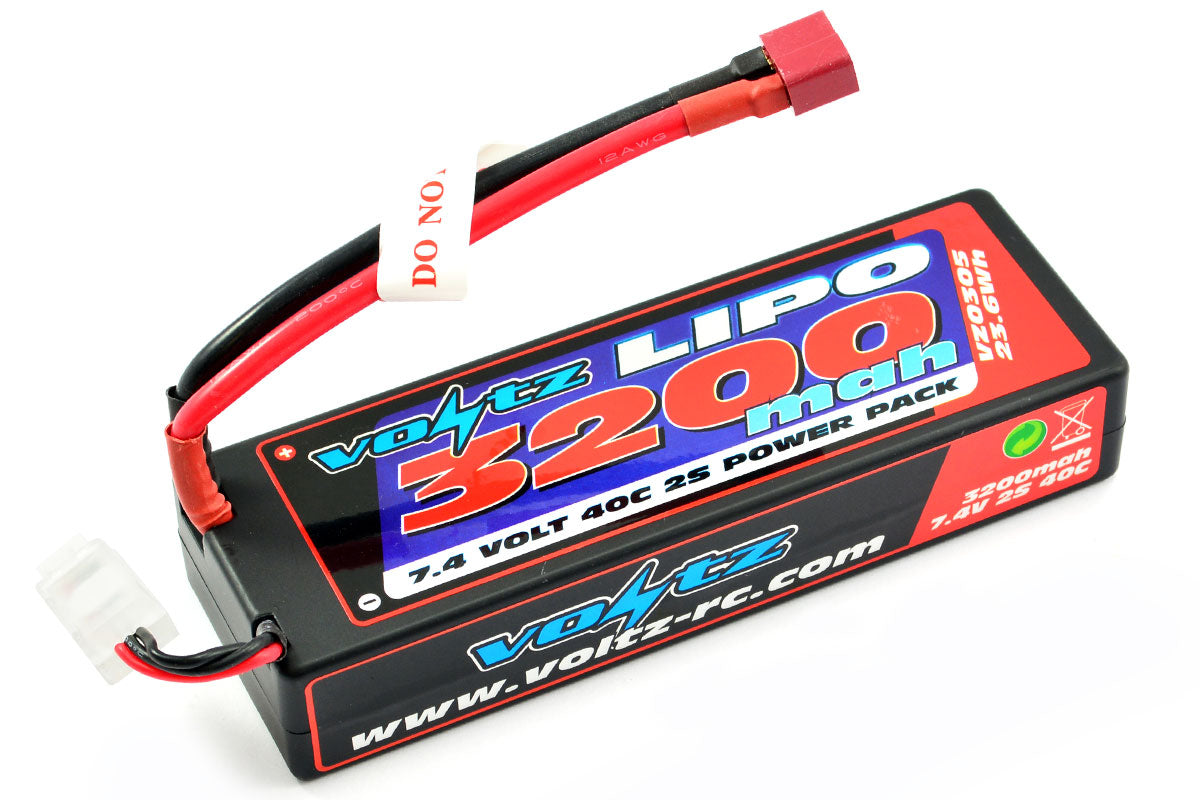 Voltz 3200Mah 2S 7.4V 40C Hardcase Lipo Stick Battery Pack VZ0305