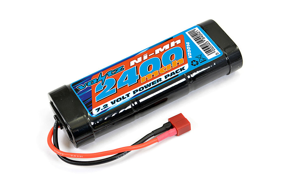 Voltz 2400Mah 7.2V Nimh Stick Pack Battery W/Deans Connector VZ0014D