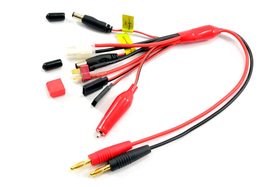 Etronix 4Mm Plug To Glow/Tamiya/Deans/ Jr Tx+Rx And Futaba Tx+Rx Pvc ET0279