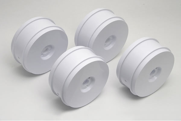 Team Associated Rc8 83Mm 1/8Th Wheels (4) - White AS89296