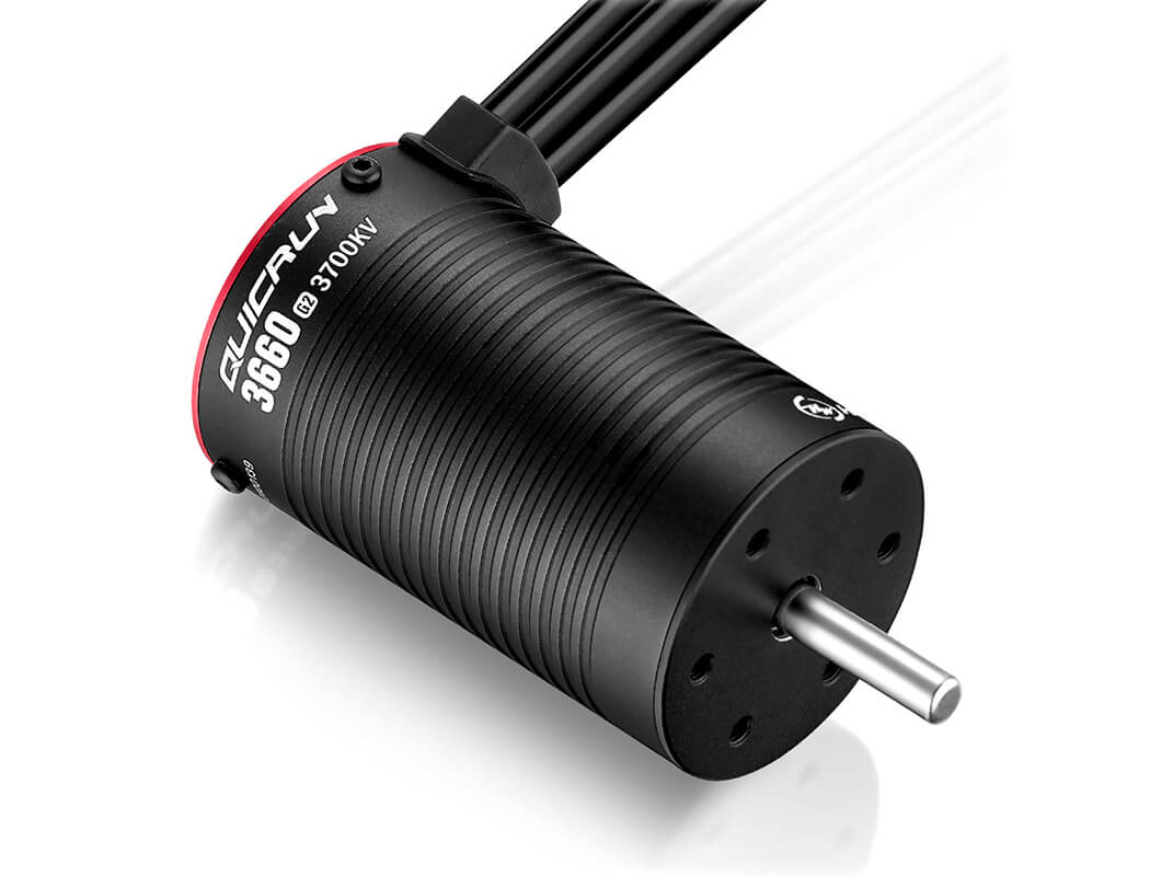 HOBBYWING QUICRUN 3660SL 3700KV G2 MOTOR BLACK