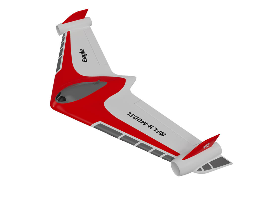 X-Fly Xfly Eagle 40Mm Edf Flying Wing With Gyro - Red (XF115PG-R)