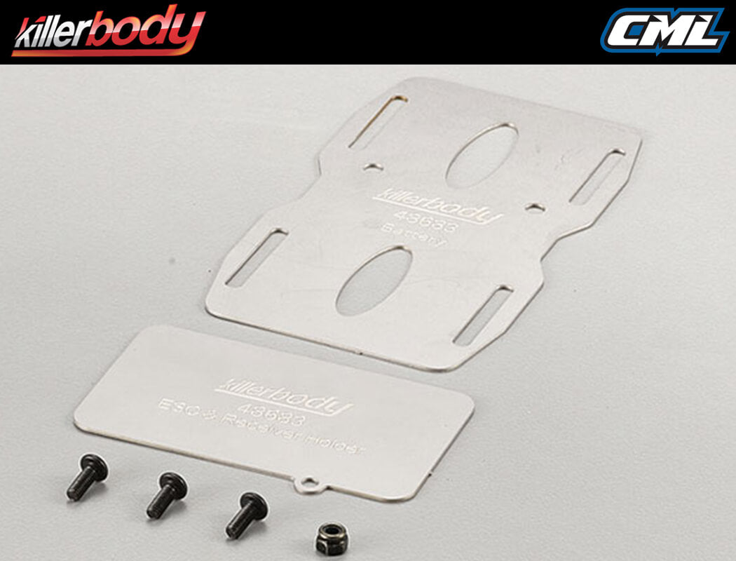 Killerbody Battery/Esc/Rec. Holder Middle G/Box Kb48615 KB48683