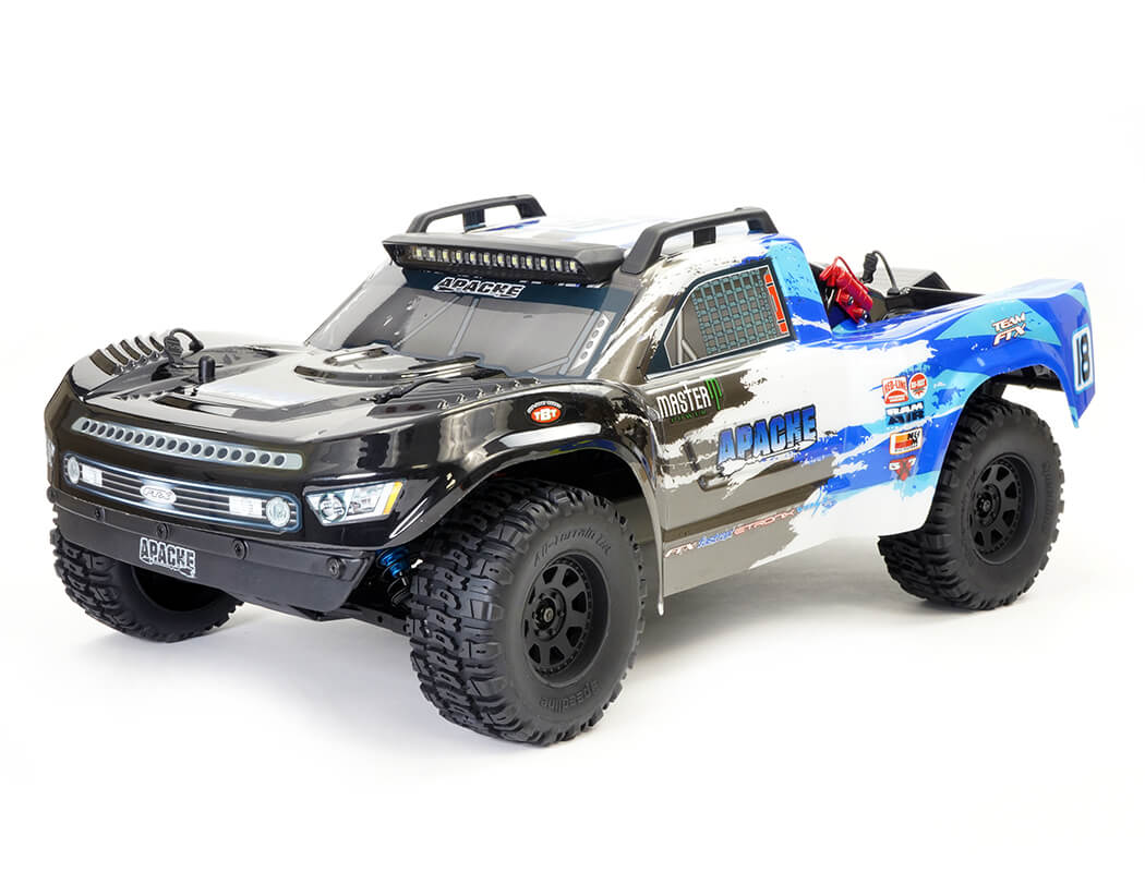 FTX Apache 1/10 Brushless Trophy Truck RTR - Blue FTX5498B