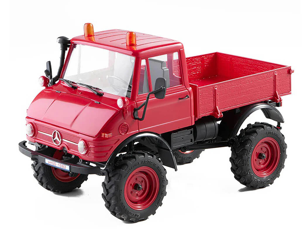 FMS FCX24 1/24Th Unimog Scaler RTR - Red FMS12405RTRRD