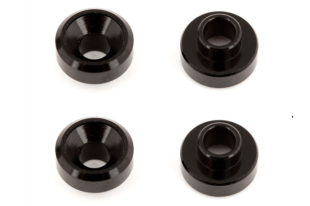 Team Associated Associated Aluminium Servo Washers Black (4) AS27128