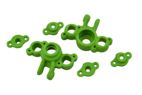 RPM AXLE CARRIERS FOR TRAXXAS 1/16 MINI E-REVO/SLASH GREEN