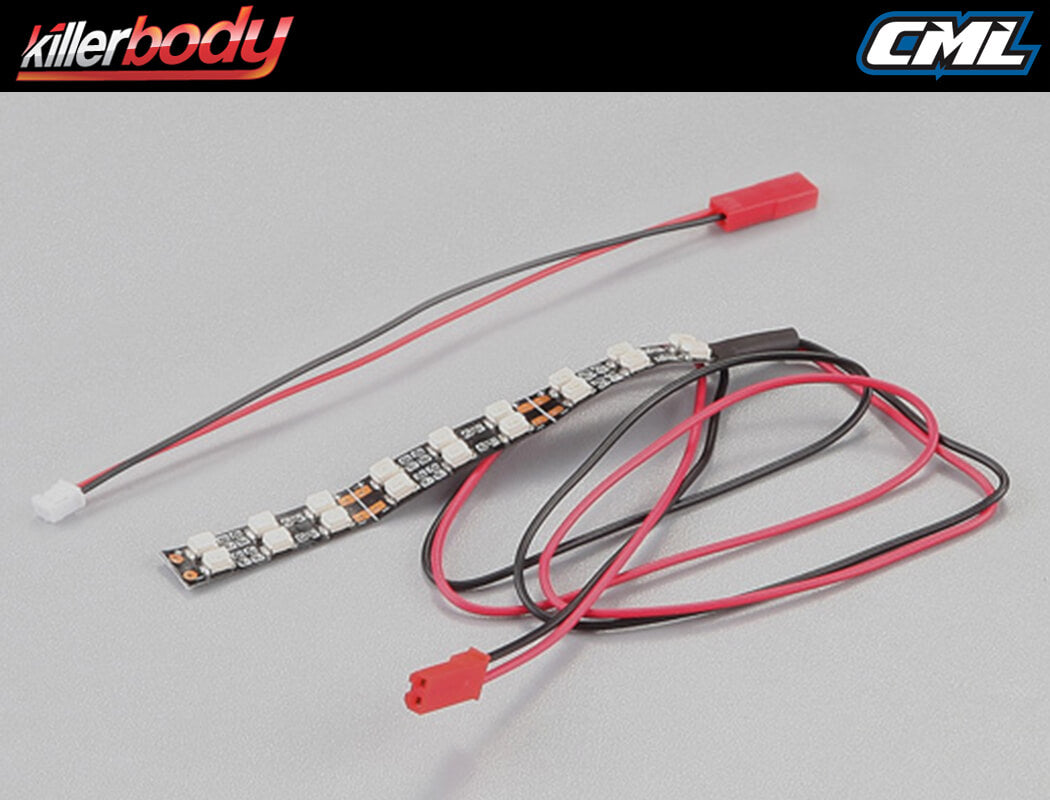 KILLERBODY CHASSIS LIGHT W/SMD LED UNIT SET (18 RED LEDS)