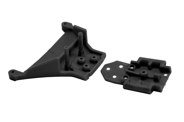 RPM TRAXXAS SLASH LCG 4x4 CHASSIS/ 1/10TH RALLY FRONT BULKHEAD BLACK