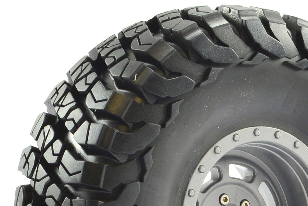 Fastrax 1:10 Crawler Granite 2.2 Scale Wheel ø140Mm Tyre (Grey)(2)