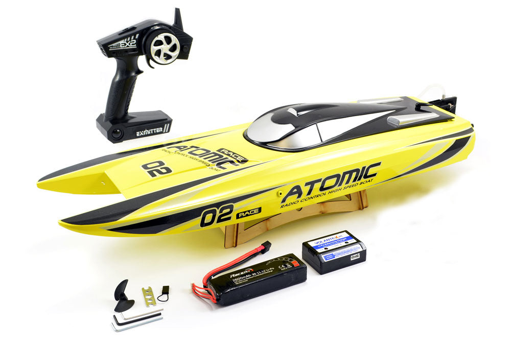 Volantex Racent Atomic 70Cm Brushless Racing Boat Ready to Run (Yellow) V792-4Y